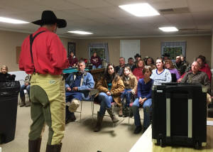 Cowboy Church Service at Wakefield VA at a 1st Virginia CMSA Match